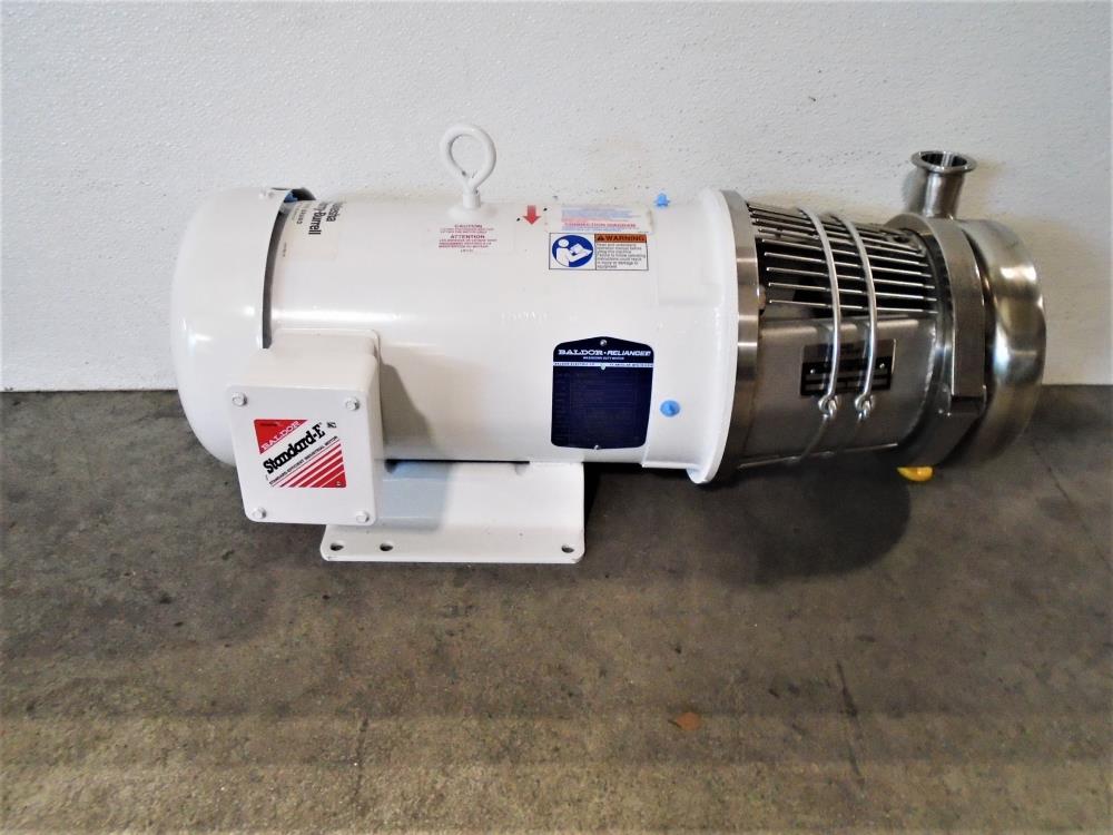 Waukesha Cherry-Burrell C216 Centrifugal Pump w/ Baldor Reliance Motor CWDM3709T